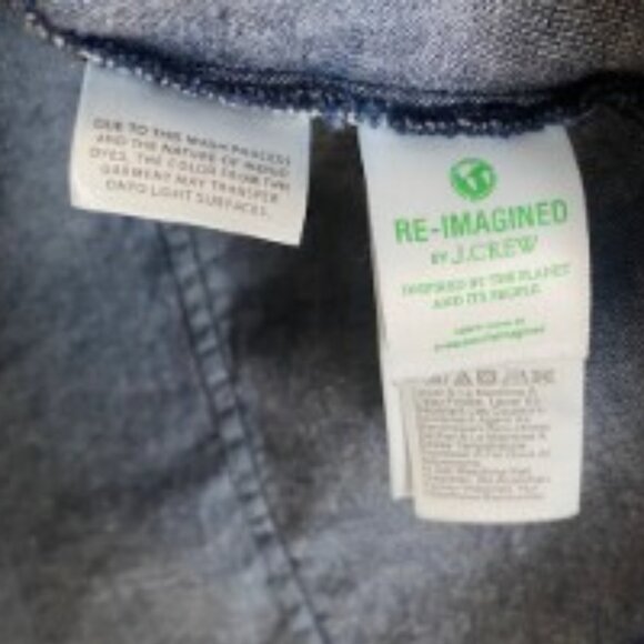 J. Crew Chambray Button Up Shirt in Rendezvous Blue Wash Medium - Picture 2 of 4